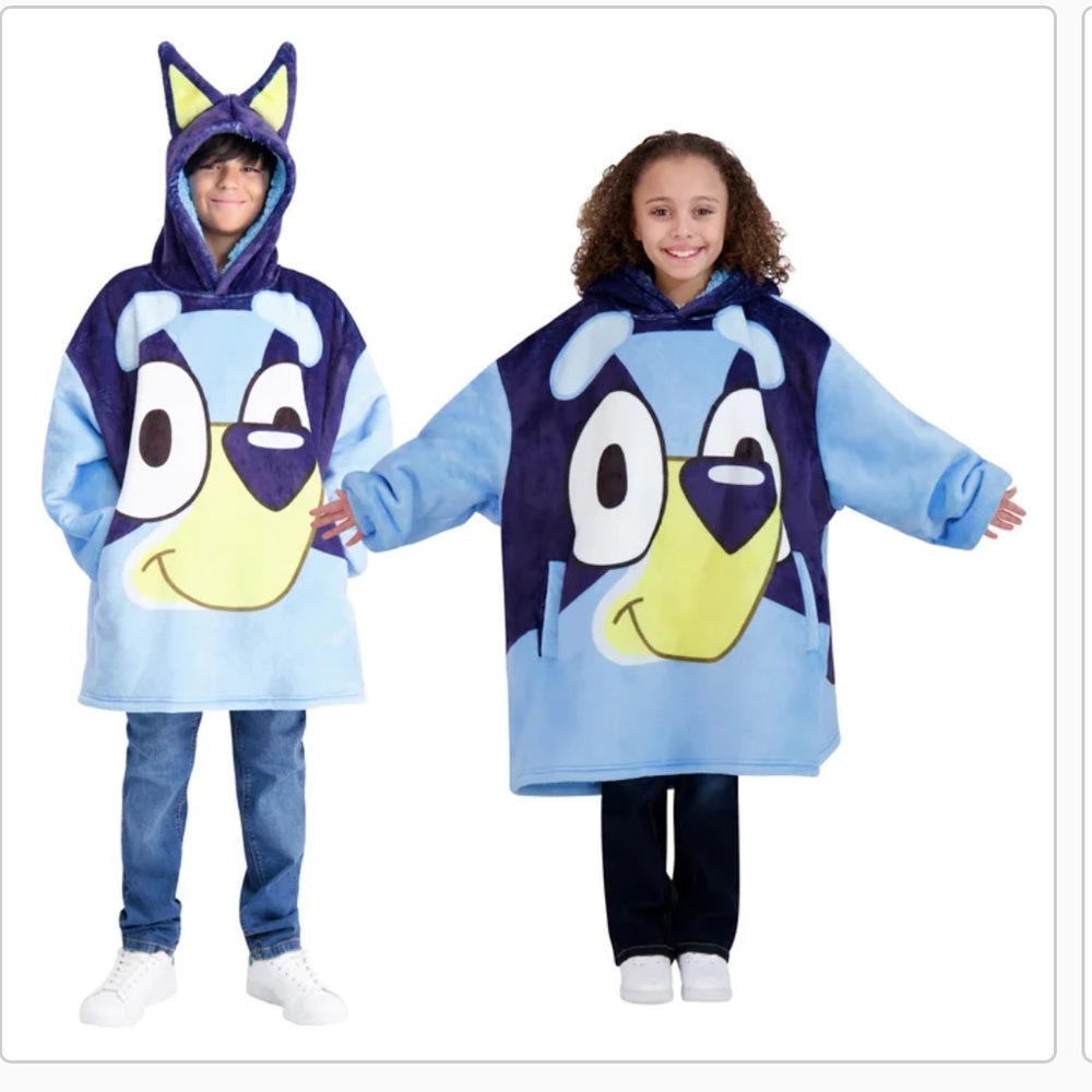 NWT Kids Blue Cartoon Character Costume Hoodie